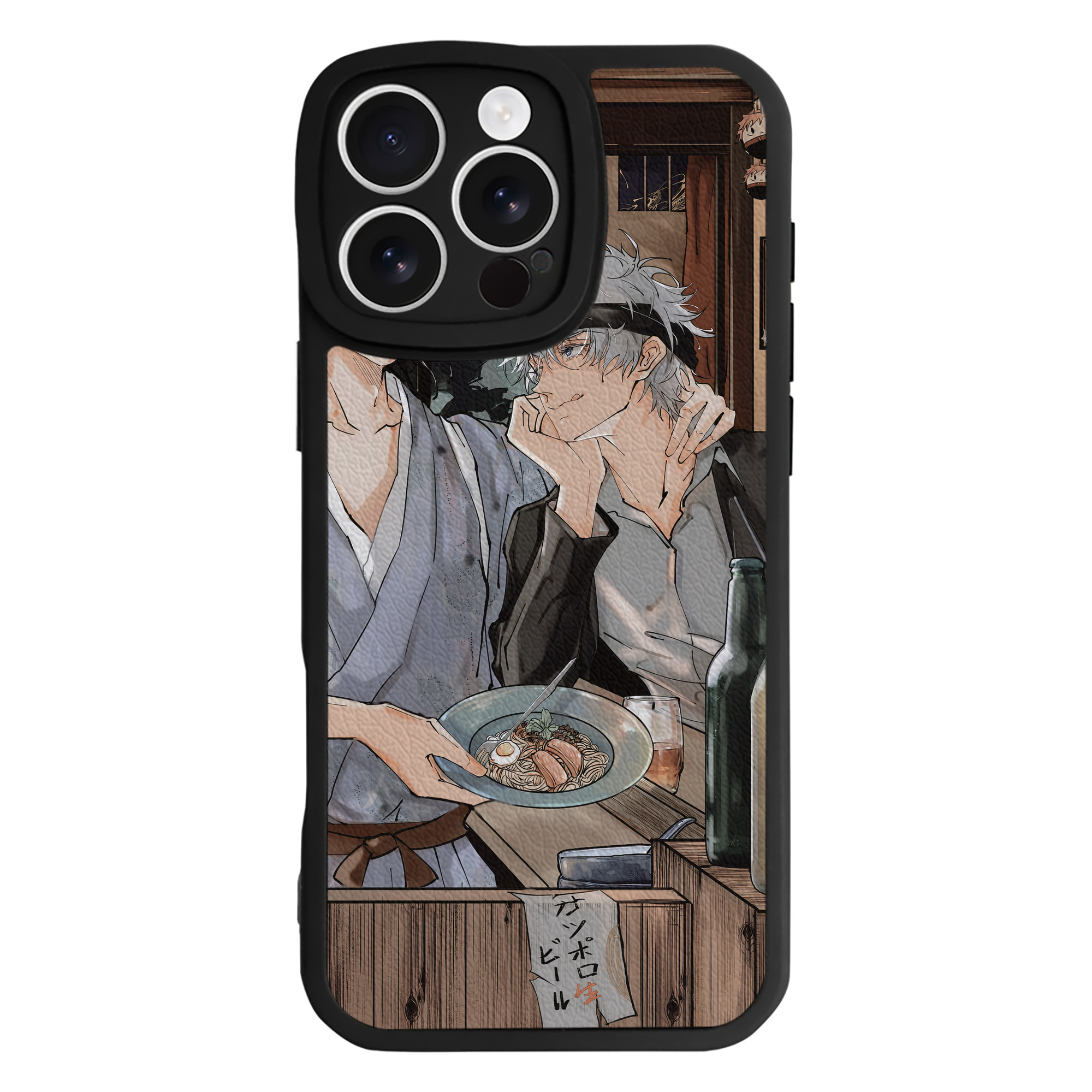 （画像用） 呪術廻戦 Jujutsu Kaisen 【iPhone 16シリーズ対応】シリコンスマホケース（レザー調） 材質：シリコン
